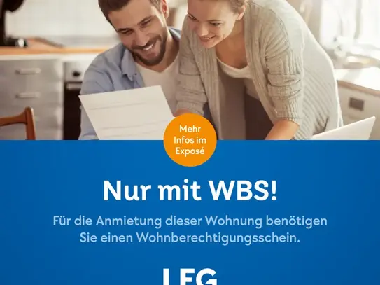 3-Zimmer-Wohnung in Recklinghausen Hochlarmark, mit WBS ab zwei Personen!