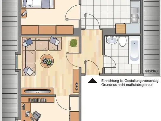 2-Zimmer-Wohnung in Recklinghausen Süd