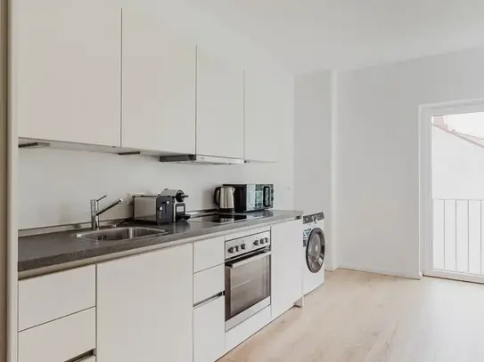 Hip Kreuzberg 1BR, Fully Furnished + Kitchen