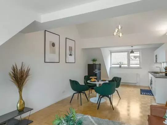 Your new home with a micro loft and a view of the parquet floor, Koln - Amsterdam Apartments for Rent