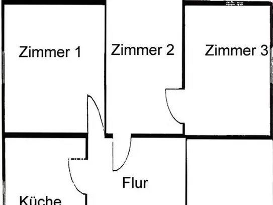 sonnige 3-Zimmerwohnung in herrlicher Lage des Südviertels von Ilmenau