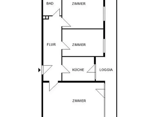 Demnächst frei! 3-Zimmer-Wohnung in Mönchengladbach Zentrum