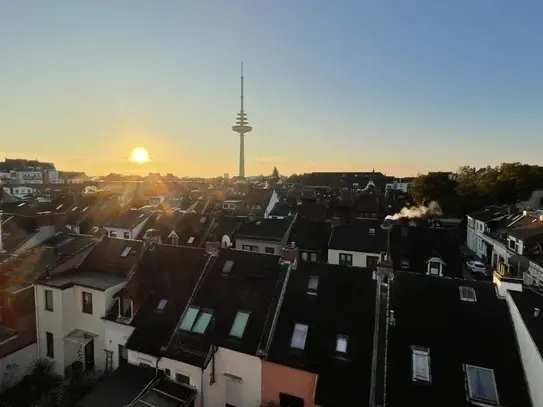 Light-flooded attic studio with a panoramic view over Bremen, Bremen - Amsterdam Apartments for Rent