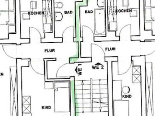 3-Raum-Wohnung in Groitzsch b. Leipzig ; EG ; Tageslichtbad mit Wanne