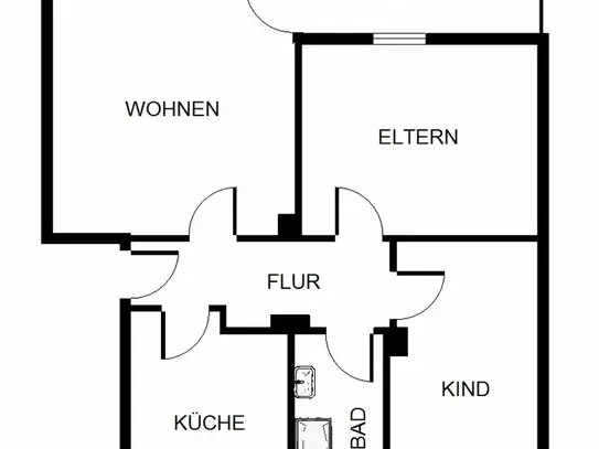 Demnächst frei! 3-Zimmer-Wohnung in Gelsenkirchen Hassel