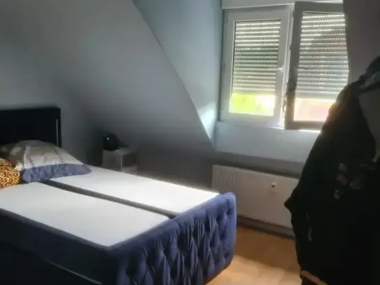 3 room attic apartment with balcony and garage