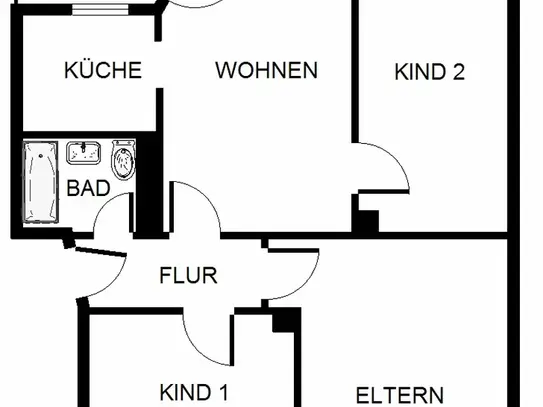 Demnächst frei! 3-Zimmer-Wohnung in Gelsenkirchen Hassel