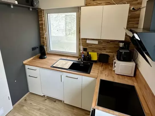 Small apartment with 1 bedroom and workspace