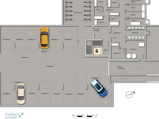 Exklusive Wohnung im Zentrum von Grenzach - 3 Zimmer-Wohnung (2. OG 0.8)