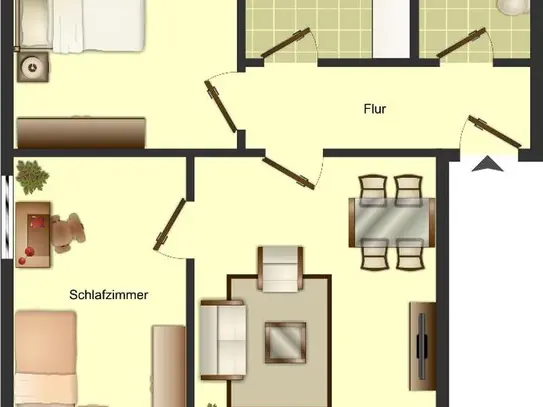 3-Zimmer-Wohnung in Minden Rodenbeck