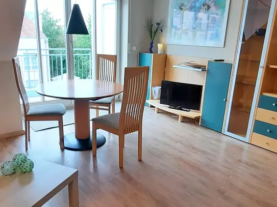 Quiet, furnished 2-room apartment with balcony and WiFi in Erlangen