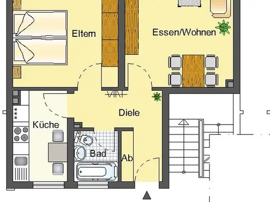 2-Zimmer-Wohnung in Detmold Knochenbach