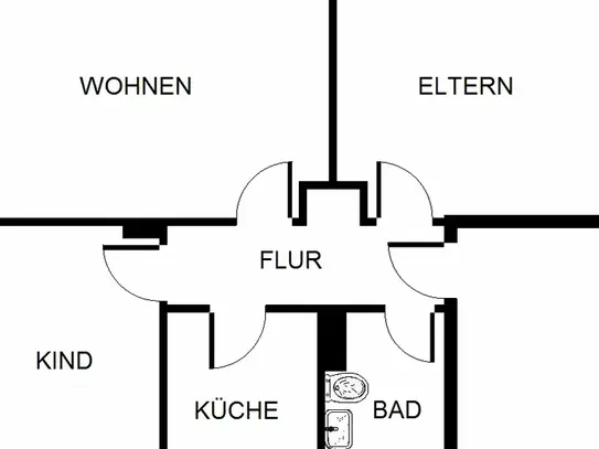 3-Zimmer-Wohnung in Gelsenkirchen Hassel