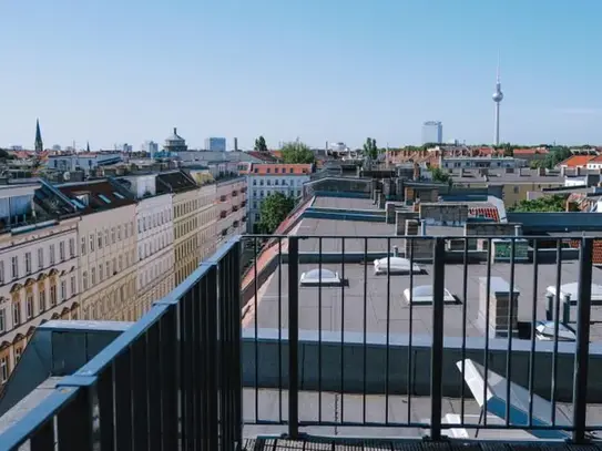 Luxurious Penthouse - 2 Bedroom 2 Bathroom penthouse with rooftop terrace, Berlin - Amsterdam Apartments for Rent