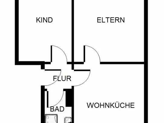 Demnächst frei! 2-Zimmer-Wohnung in Gelsenkirchen Scholven