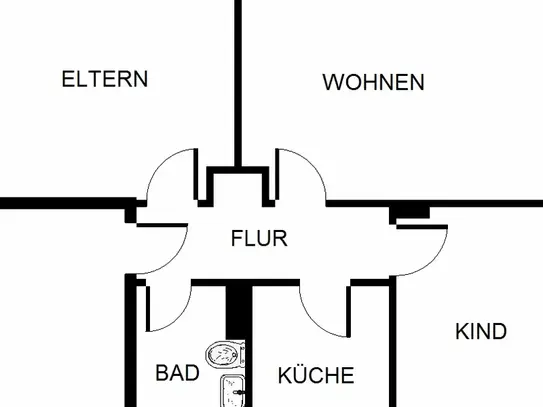 Demnächst frei! 3-Zimmer-Wohnung in Gelsenkirchen Hassel