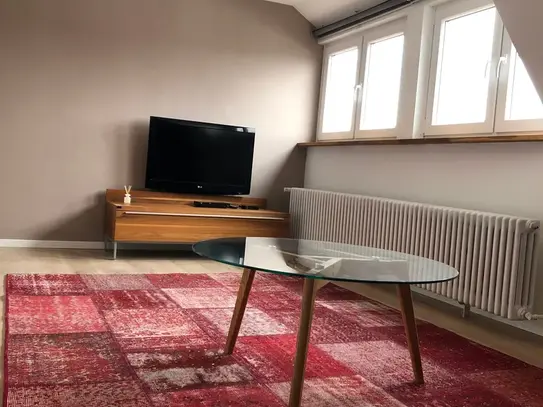 Nice 2.5-room attic apartment with garden in Stuttgart-Zuffenhausen