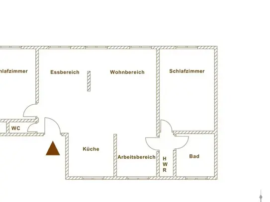 Furnished 3-room apartment with bright and spacious living area, Berlin - Amsterdam Apartments for Rent