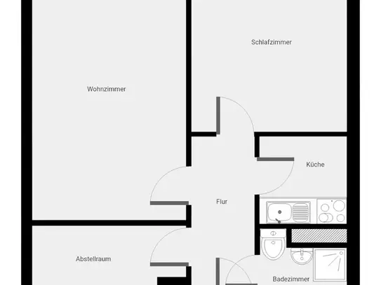 Gemütliche Single-Wohlfühloase