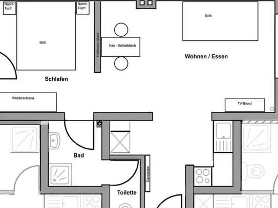 Comfort apartment in Dortmund's Kaiserviertel directly in the city centre