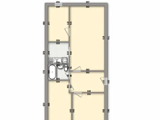 *Zwei kaltmietfreie Monate bei Einzug in frisch sanierte 4-Raumwohnung!