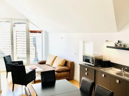 Rooftop apartment with patio close to Kollwitzplatz area and ALEX., Berlin - Amsterdam Apartments for Rent