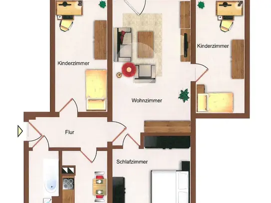 Wohlfühlwohnen im Yorckgebiet - Tolle 4-Zimmer-Wohnnung