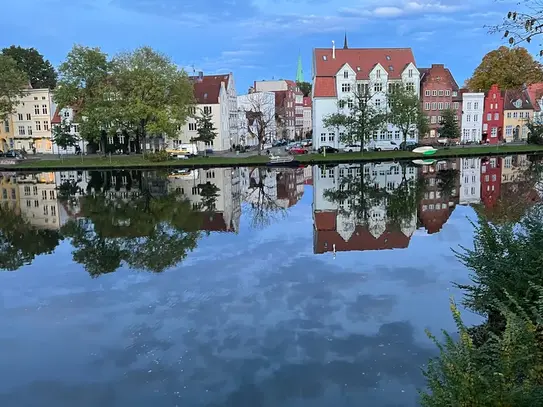 Beautiful corridor house with garden in Lübeck