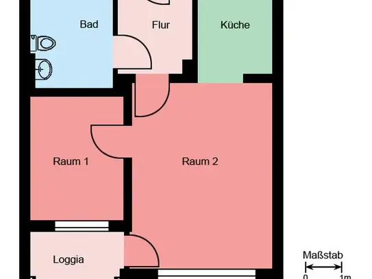 Demnächst frei! 2-Zimmer-Wohnung in Bochum Grumme