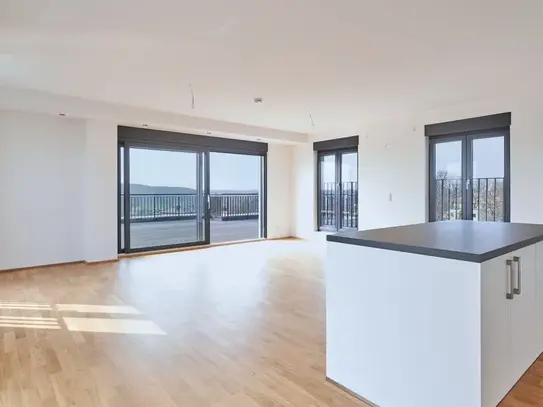 Leipzig: VERMIETET: Traumhaftes Penthouse mit riesiger Terrasse und Blick zum Auwald * Wohnen an der Weißen Elster * lu…