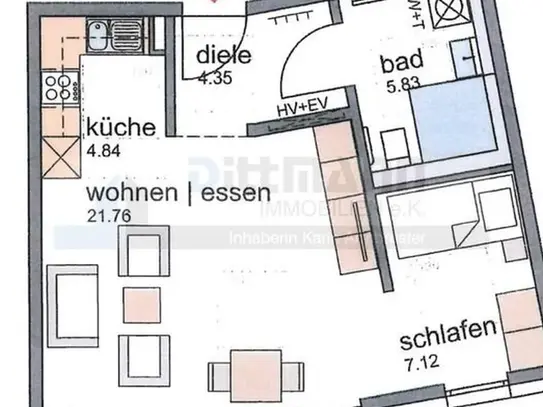 Schöne 1,5 - Zimmer - Wohnung - barrierefrei in Tailfingen