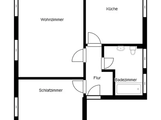 Demnächst frei! 3-Zimmer-Wohnung in Dortmund Husen