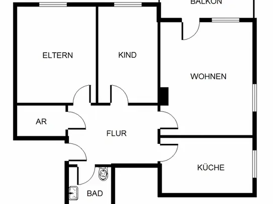 Demnächst frei! 3-Zimmer-Wohnung in Gelsenkirchen Hassel