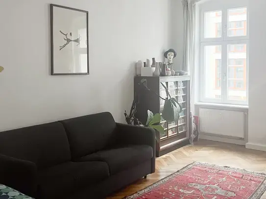 Large flat in Friedrichshain with cat