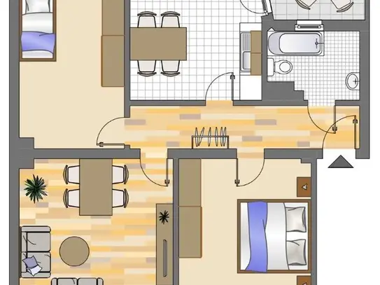 3-Zimmer-Wohnung in Dortmund Innenstadt-West