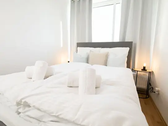 Studio Apartment | Zentral | Balkon | Messe | Küche | HBF in 7 Min