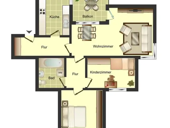 3-Zimmer-Wohnung in Kamen Methler - WBS erforderlich !