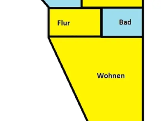 Hübsche Dachgeschosswohnung, Balkon und Wannenbad, Blick ins Grüne, Stellplatz