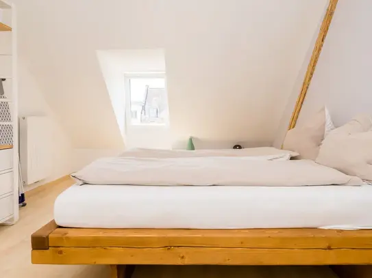 central | cute | calm - wiesbaden attic apartment