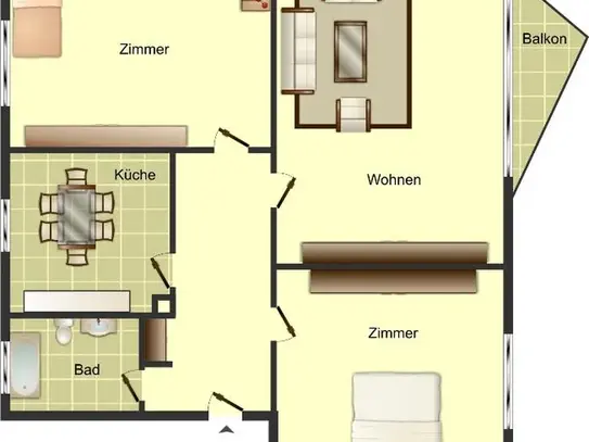 Demnächst frei! 3-Zimmer-Wohnung in Ahlen Ahlen