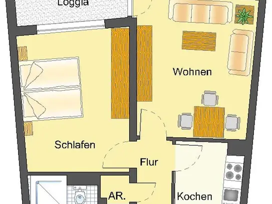 2-Zimmer-Wohnung in Lippstadt