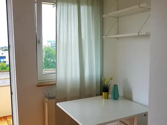 Cozy 1-room studio with balcony near the subway