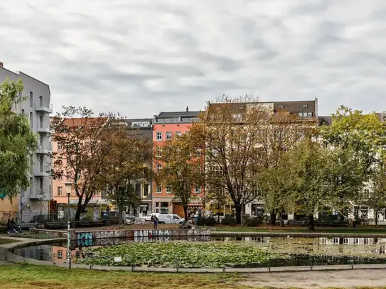 Helles Studio Apartement am Weinbergspark in Mitte