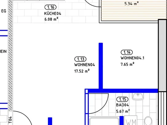 1,5-Raumwohnung in neu gebauter Appartementanlage in unmittelbarer Uninähe