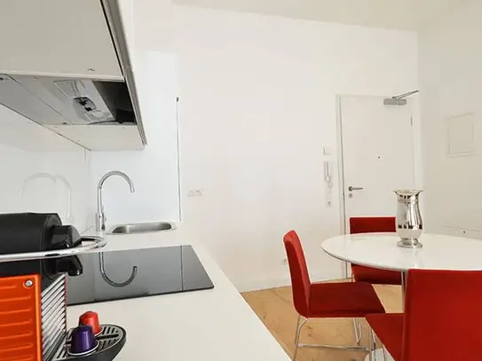 Stylish, sophisticatedly furnished 1-bedroom business apartment in Frankfurt near Kaiserlei bridge, Frankfurt - Amsterd…