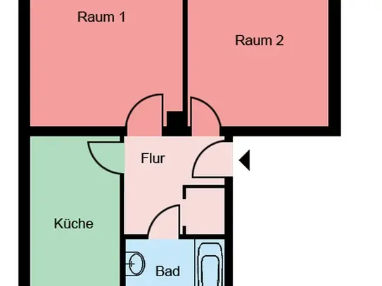 Demnächst frei! 2-Zimmer-Wohnung in Iserlohn Hombruch