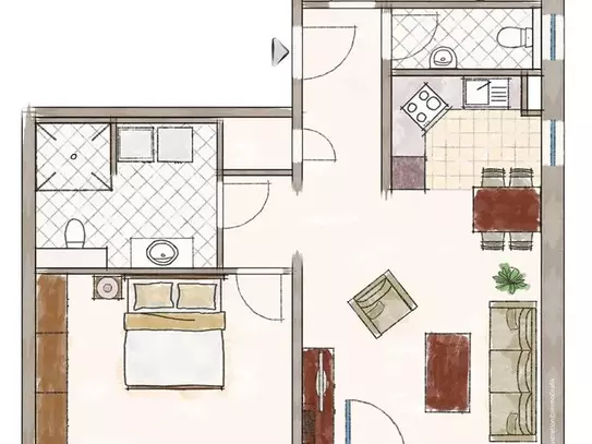 Hier ist das Glück zu Hause! Moderne 2-, 3-und 4-Zimmer-Wohnungen in SC-Wolkersdorf zur Miete!