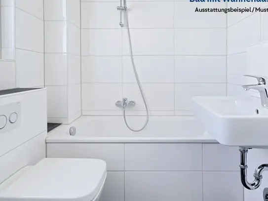 Helle 2 Raumwohnung mit neuem Badezimmer ab 01.08.24 frei!