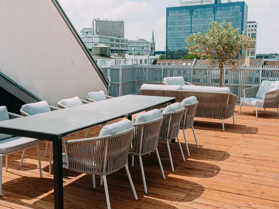 Luxurypenthouse in the city center of Düsseldorf with brathtaking terrace