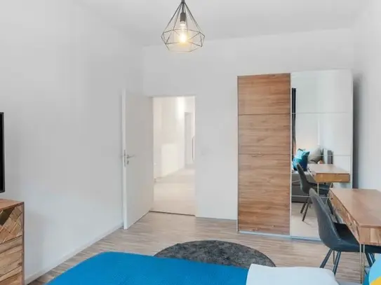 Private space in a bright coliving apartment